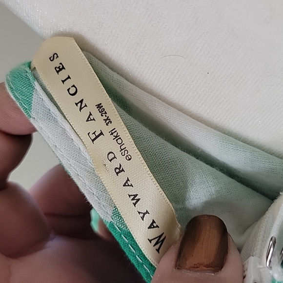 Bow-tie cotton check empire maxi dress - Picture 6 of 6